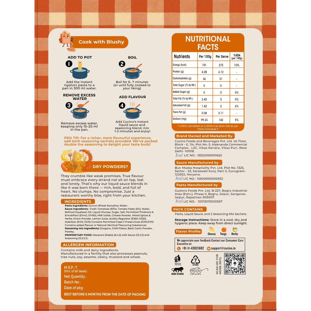 Rosé Mix Instant Pasta