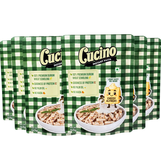 Cucino's Cheesy Alfredo Instant Pasta - Pack of 6