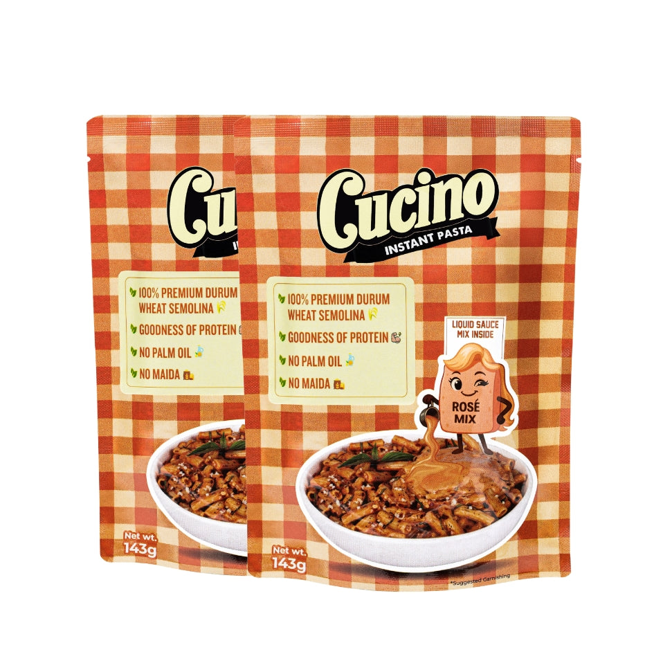 Cucino Rosé Mix Instant Pasta- Saver Combo of 2